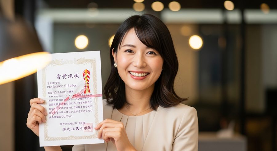 認定証を手にした受講者